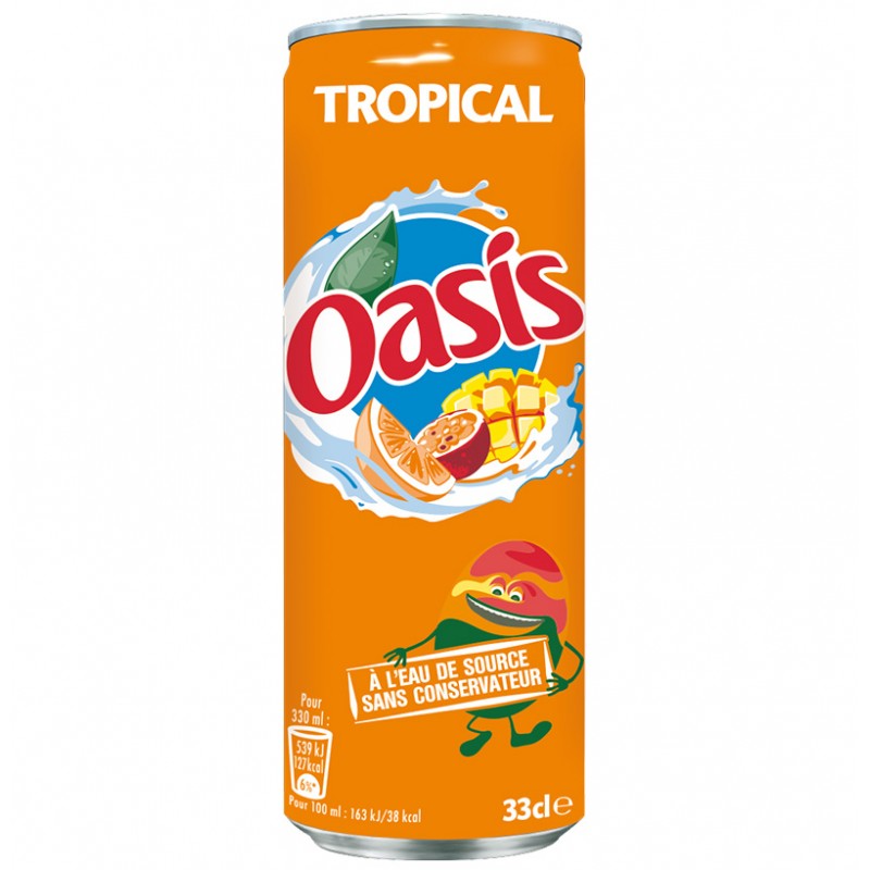 Oasis Tropical 24x33cl – Drinks Supply